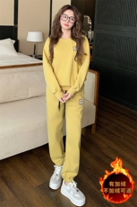 女春秋新款韩版时尚宽松显瘦圆领卫衣卫裤两件套，女装套装/套裙，江南