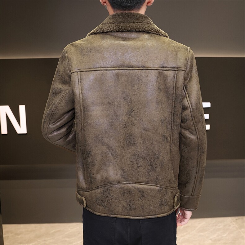 男装夹克JY8305新款羊羔绒颗粒厚外套2025秋季新款,男装夹克,钱塘207-1