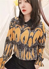 双皱衬衣，其它，赫琳娜