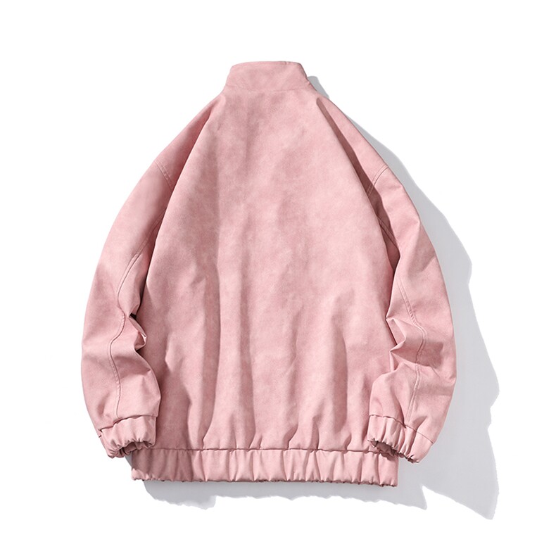 秋季宽松夹克男港风复古怀旧美式骑行机车服PU皮衣外套JK667-P95,男装夹克,星座505-3