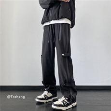 美式机能风潮流冲锋裤防水拉链宽松休闲裤B315-K23436-特p40控78，男装休闲裤，电商B315