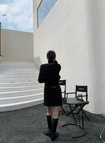 珍珠香风套装，女装职业装，HE