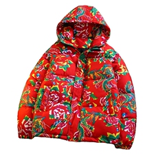 特价东北大花连帽棉服加厚保暖防寒有现货风313B-MY206-P50，男装棉衣，星座313B
