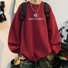 ！圆领卫衣男装港风长袖T恤男外套男WY164-P28，男装卫衣，电商B367