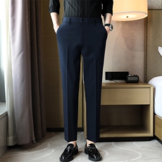 长裤藏青