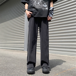 牛仔高街拉链牛仔裤水洗牛仔开叉裤313A-1-NZ035-P65 控78图片