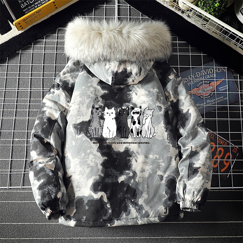 MC49100-P135 日系潮衣男大码派克服男工装服外套袄图片