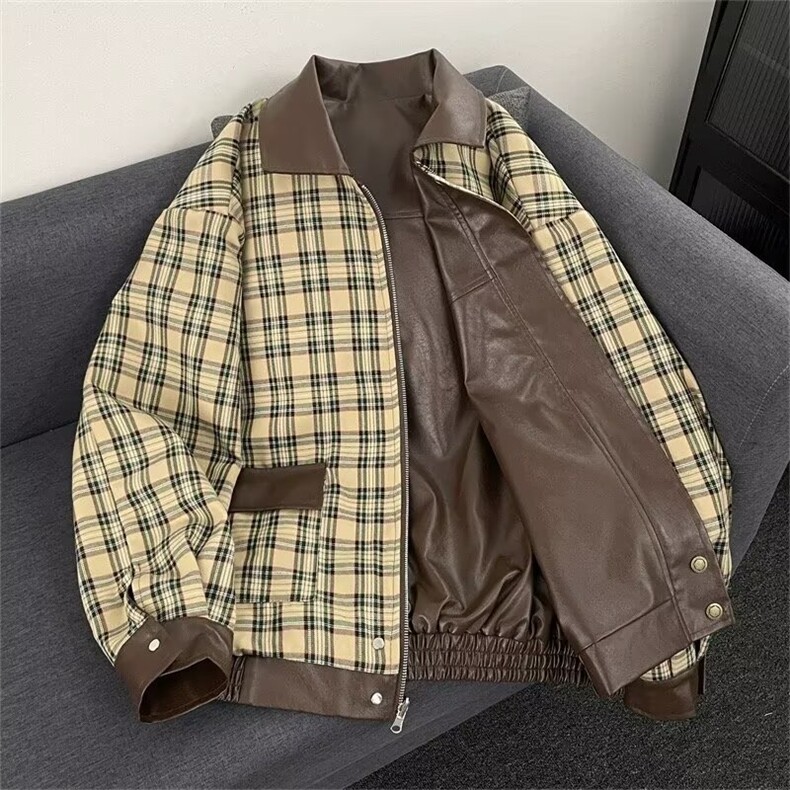 W9352-P78潮流秋季新款外套男潮流上衣服男士夹克韩版百搭2025,男装夹克,电商B323A