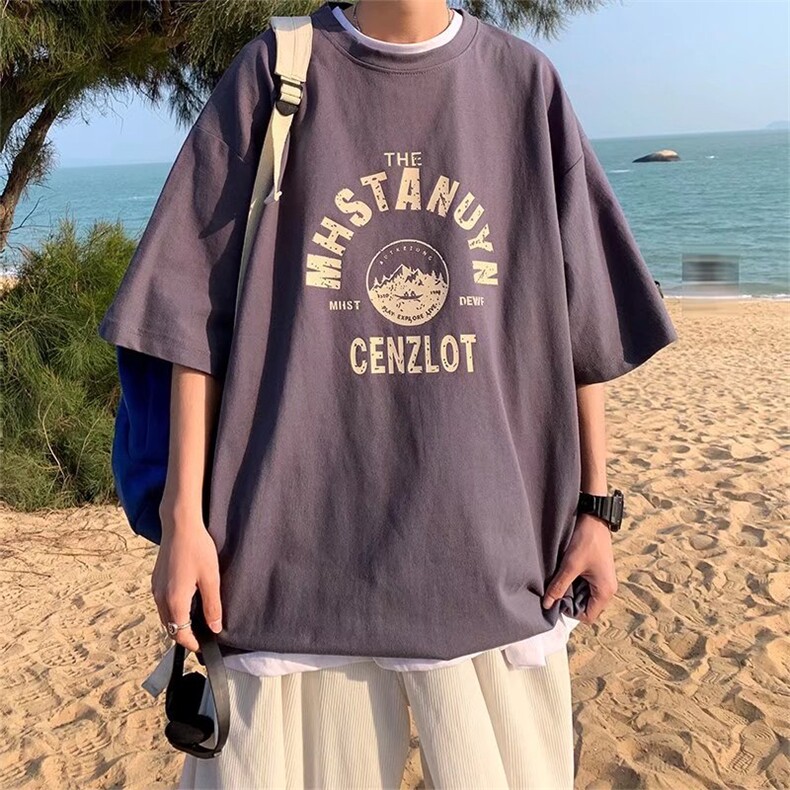 男圆领T恤宽松短袖T177P28,男装T恤,星座1116-2