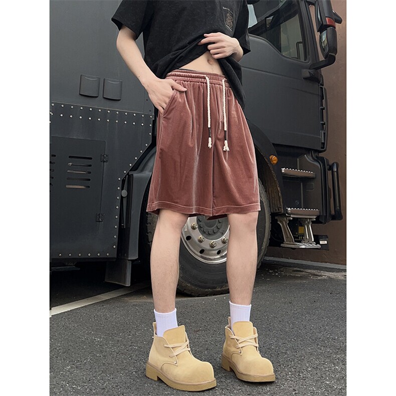 A178男女同款冰丝速干短裤休闲夏季外穿宽松休闲裤DK161-P28,男装牛仔裤,电商A178