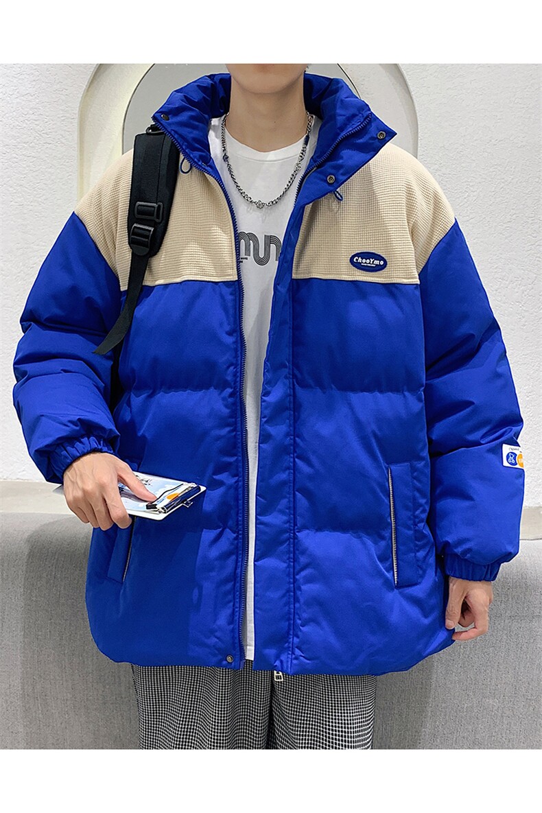 新款男百搭设计感港风棉衣M063-P90控148,男装棉衣,星座717