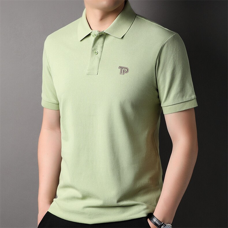 F82377钱塘2020-1百搭简约中青年时尚休闲新款男士短袖T恤P48,男装T恤,钱塘207-1
