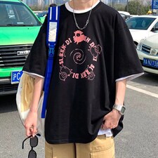 男潮流夏季圆领T恤宽松短袖T526P30，男装T恤，星座1116-2