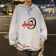 ！2023春季新款男士连帽卫衣百搭潮流外套上衣服WY255P38，男装卫衣，电商B220