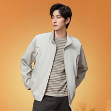 现货美式蝙蝠袖立领夹克外套男2026新款短款外套JK02636-P75，男装夹克，星座308B-2