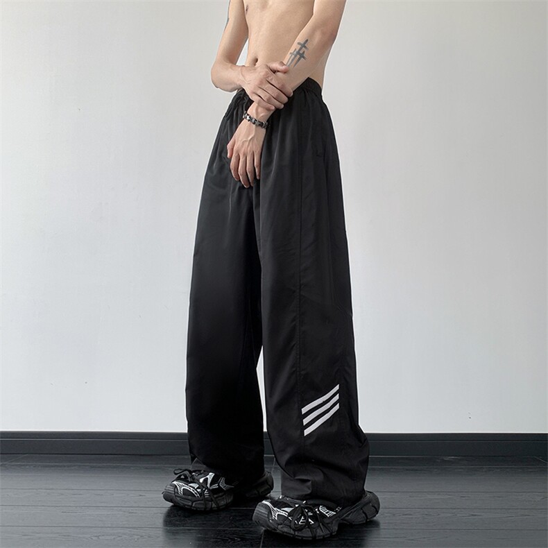 B221美式ins街头hiphop休闲情侣宽松运动裤子LK23117-P60控78,男装休闲裤,电商B221