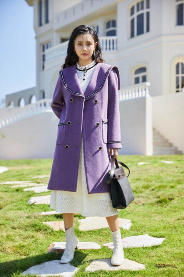 学院风设计大衣，其它，咔柠