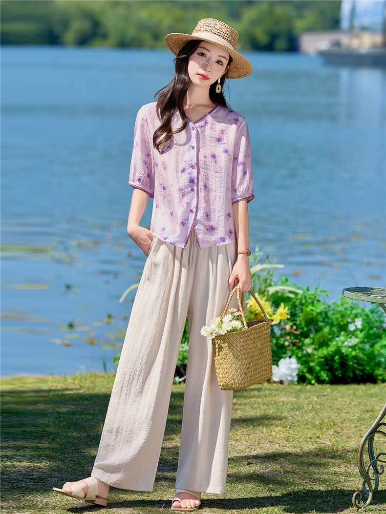 现货.新品2026年夏季时尚品质女士两件套套装,女装套装/套裙,依万里