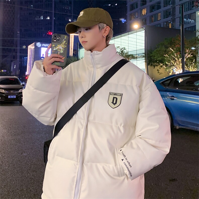 PU皮棉衣棉服男女面包服立领冬装棉袄皮衣外套3358-P80控108,男装皮衣,星座207