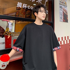 短袖男夏季新款港风宽松T恤上衣T8219-P25，男装T恤，星座214-3