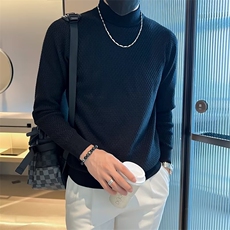 毛衣男秋冬季新款慵懒风内搭男生韩版半高领打底针织衫M827，男装针织衫/毛衣，星座1116A-2（原606A-1）