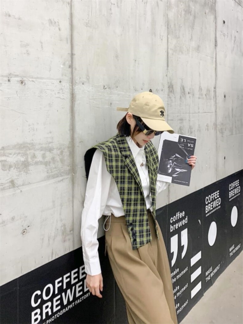 格纹披肩,其它,Queena PHoebe