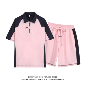 白底超 电商A188-DP1801DK1301-TP80 上衣50棉 休闲套装 控135图片