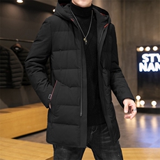 男士中长款羽绒服冬季新款休闲潮流上衣中青年加厚保暖男装外套，男装羽绒服，电商B212（原钱塘6029）