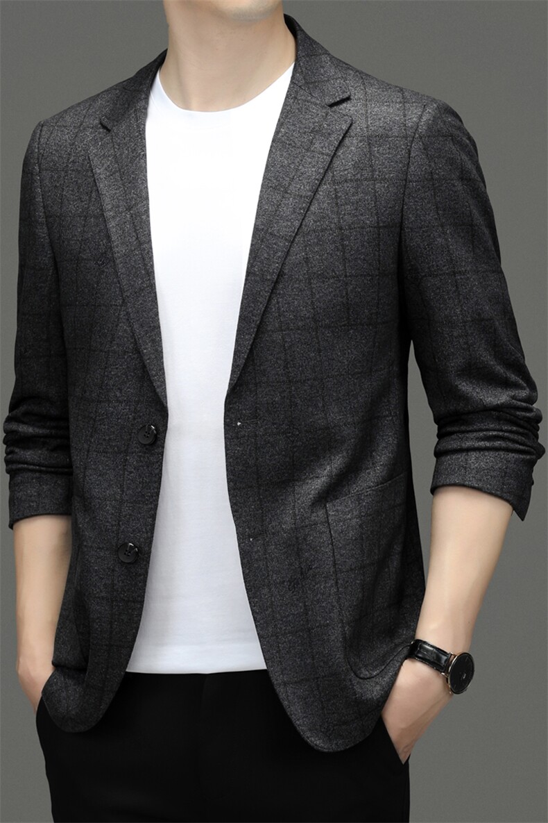 M3397-1钱塘2020-2秋季新款中年男装西服商务休闲百搭外套P142,男装西服,钱塘207-2
