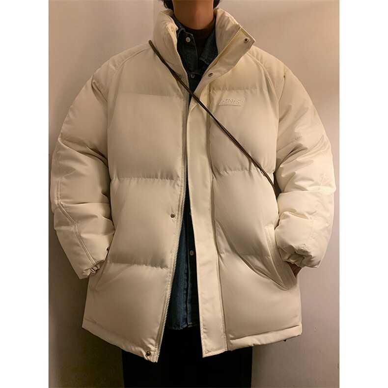 冬季连帽男士棉服潮流休闲加厚贴标棉衣青年棉袄子A266-P04-P65图片