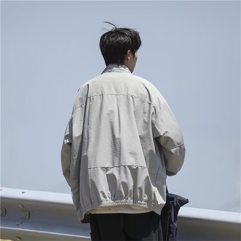 2023春秋痞帅外套男ins高街潮牌港风日系原宿风宽松夹克JK08-P60,男装夹克,星座308B-1