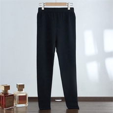 2025年秋冬季新款女士纯色贴身打底弹力羊绒裤保暖时尚百搭，女装休闲裤，达齐羊绒