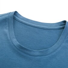 FL-SM3122男式2023年夏季新款丝光棉T恤衫男短袖圆领休闲体恤P57，男装T恤，电商B360