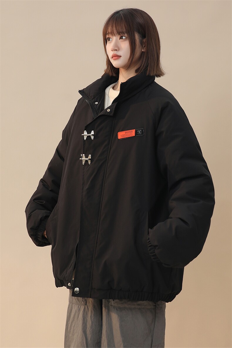 MY102J/P85冬季新款飞机扣棉衣男新中式加棉加厚棉袄外套新款棉服,男装棉衣,电商基地A050