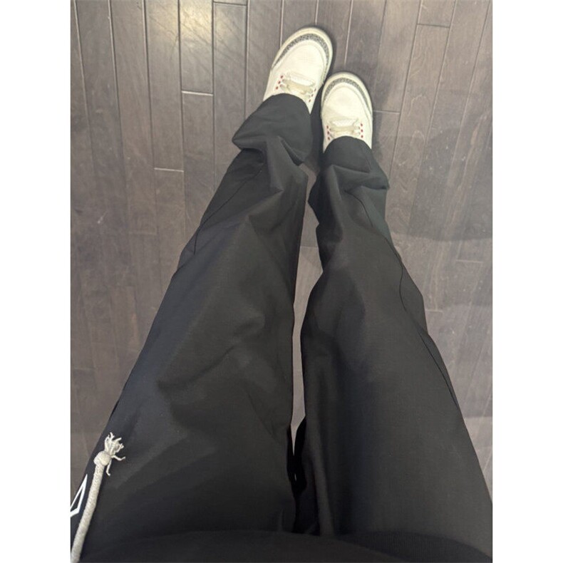 cold同款三角标裤子男春秋直筒休闲长裤KZX01N特批40,男装休闲裤,星座1007（原301D）