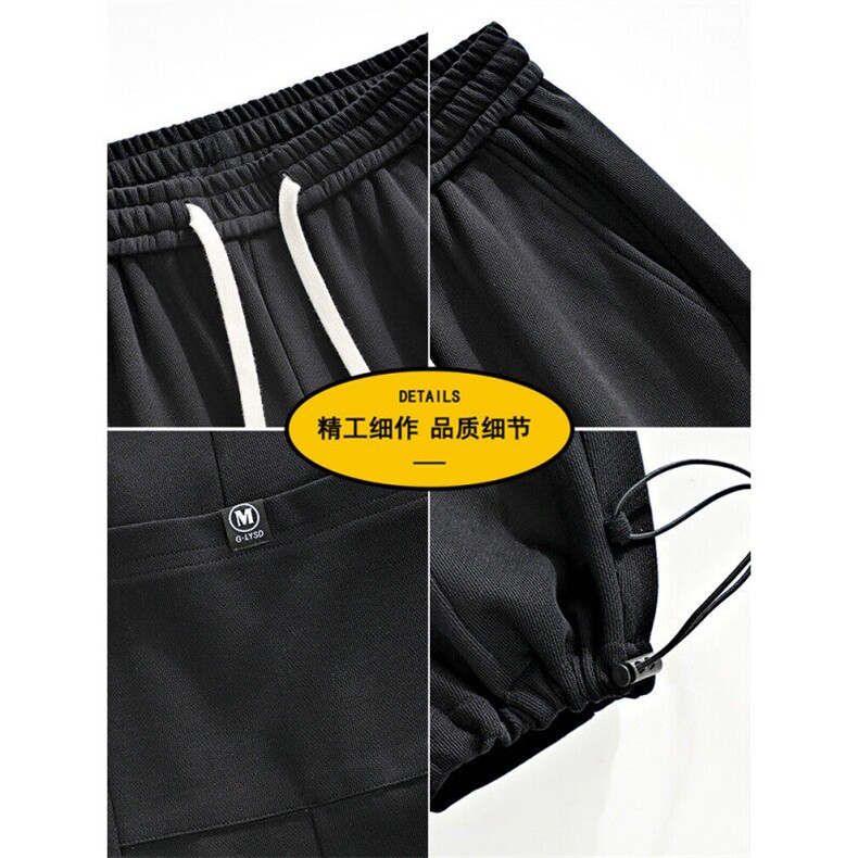 裤子男春季显瘦直筒休闲长裤美式宽松运动裤男卫裤A436-2567-P45,男装休闲裤,电商A436