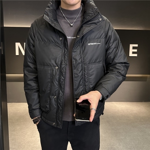 冬季新款男士立领白鸭绒加厚防寒百搭羽绒服外套上衣YR191P155图片