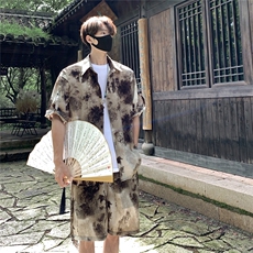 山水套装TZ77823特P50衬衫DCS77824特P30DK77825特P20套装控98，男装衬衫，星座226-1