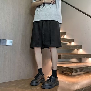 男新款青少年时尚休闲西装短裤 D1070 P30图片