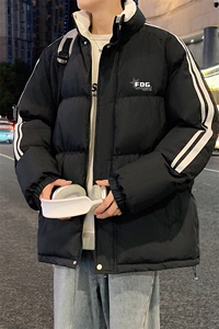 量大优可提供视频冬棉衣立领条纹HD019-1-MF5229-P75图片