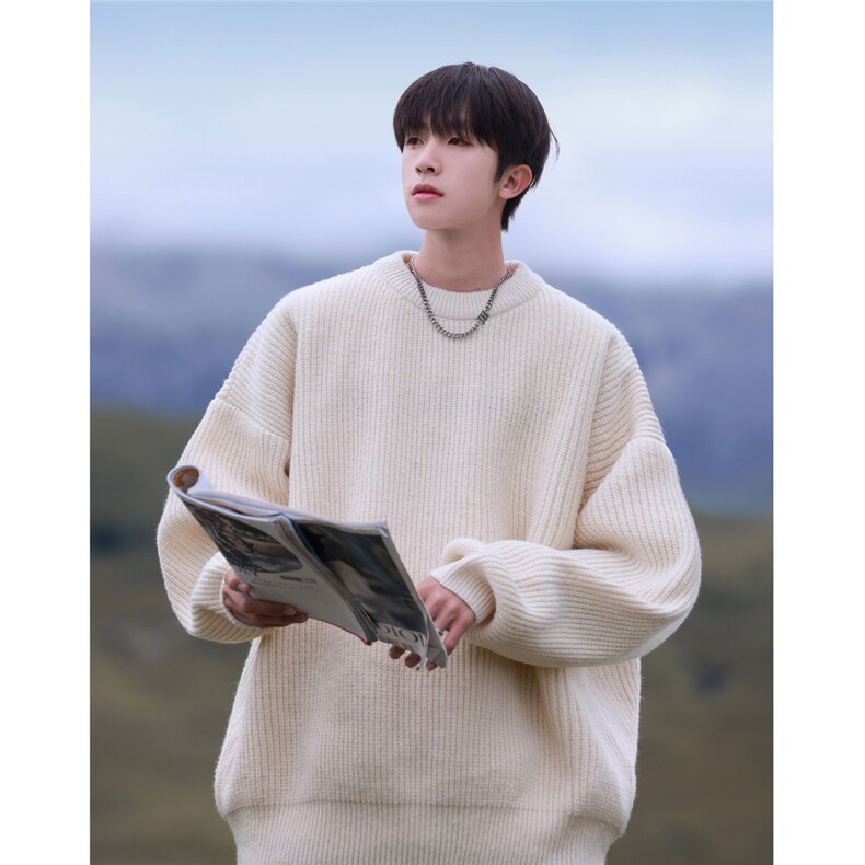 现货2025秋冬圆领纯色百搭毛衣针织衫315特P45，男装针织衫/毛衣，星座1504（原917）