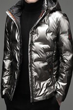 中年男脱卸帽亮面羽绒服男冬装外套白鸭绒爸爸装上衣XXH2065-P280，男装羽绒服，电商B212（原钱塘6029）
