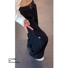 W11108-P45网图现货春季新款复古高腰美式阔腿牛仔裤直筒长裤，男装牛仔裤，星座1608