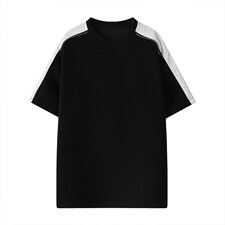 2026夏季新款美式拼接270g华棉短袖T恤男DT6260特P25建议零售价68，男装T恤，电商A001