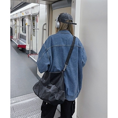 【直播】HQ1204-TP45不大码2025牛仔夹克男宽松水洗外套女男，男装夹克，电商A102
