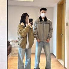 大货DM8217-批105抖音天猫高质量毛领外套加厚保暖棉服，男装棉衣，星座603-2