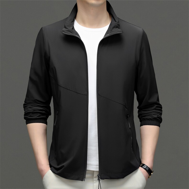 CSFA88119钱塘2020-3夏季新款男士时尚立领防晒外套高品质P105,男装防晒衣,钱塘207-3