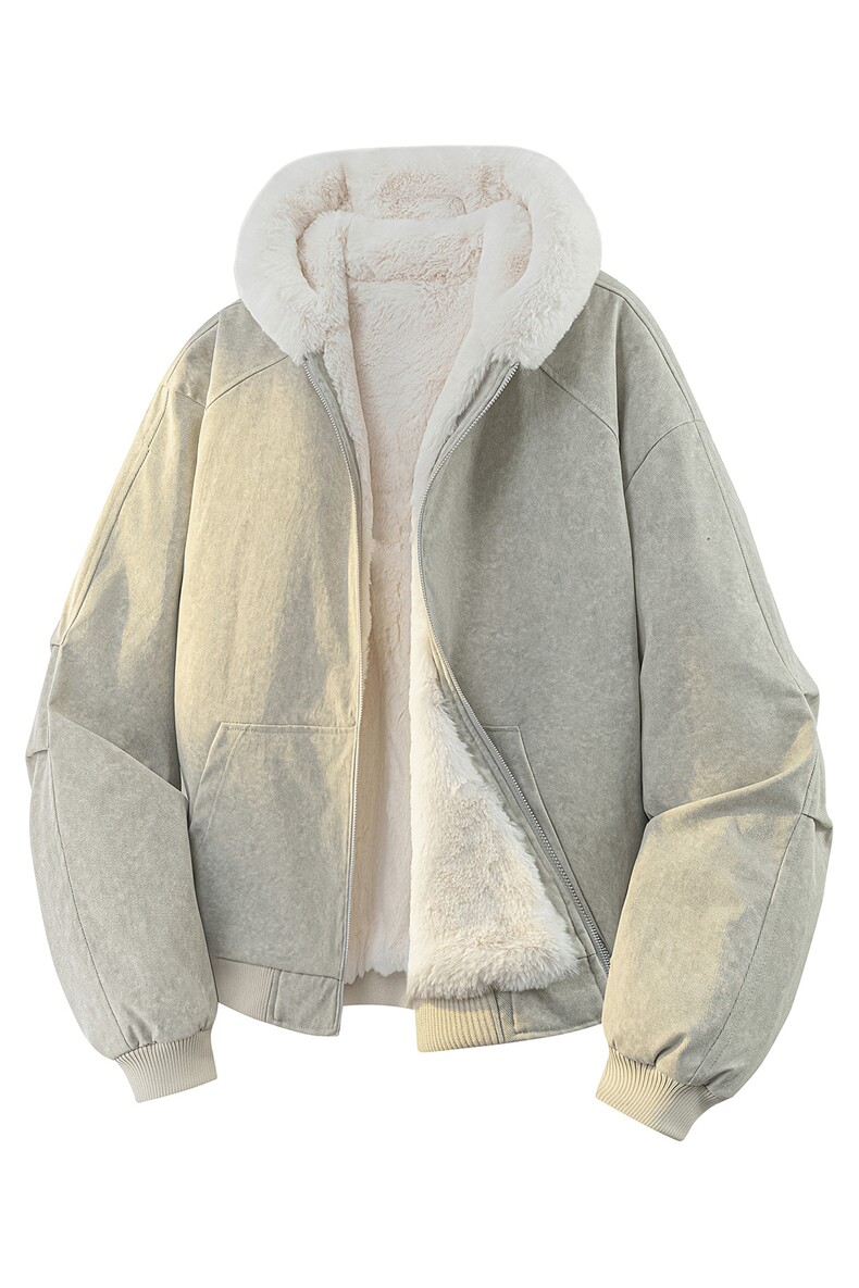 连帽棉衣外套男款加绒加厚保暖棉袄冬季2025棉服JR2123-P110,男装棉衣,星座210-1