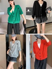 针织卫衣开衫，女装卫衣/绒衫，依诺阁