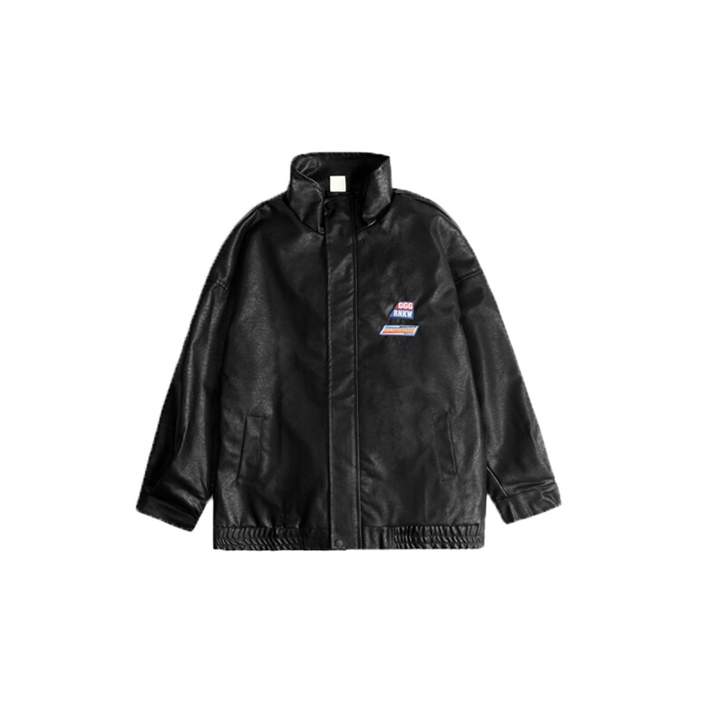 高街ins潮牌复古皮衣机车服秋季潮流炸街情侣夹克外套W2117-P68,男装夹克,星座512-2